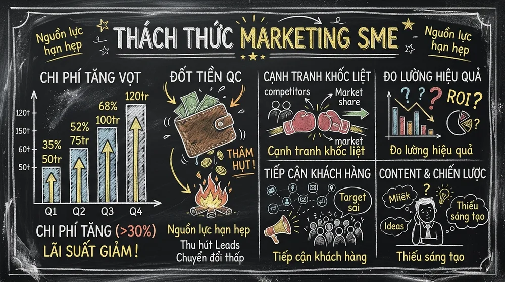 Thực trạng khó khăn của SME Việt Nam trong tiếp thị