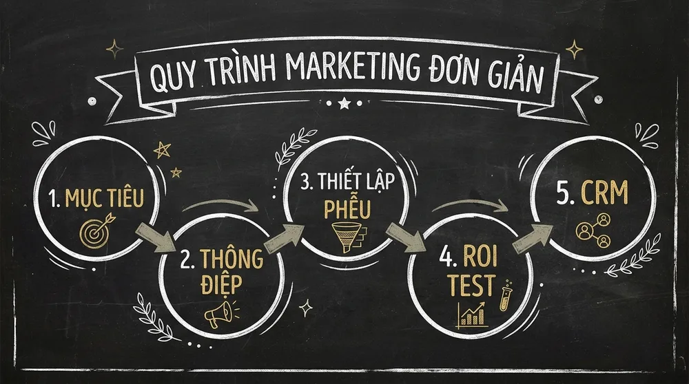 Quy trình 5 bước triển khai chiến dịch tiếp thị tinh gọn