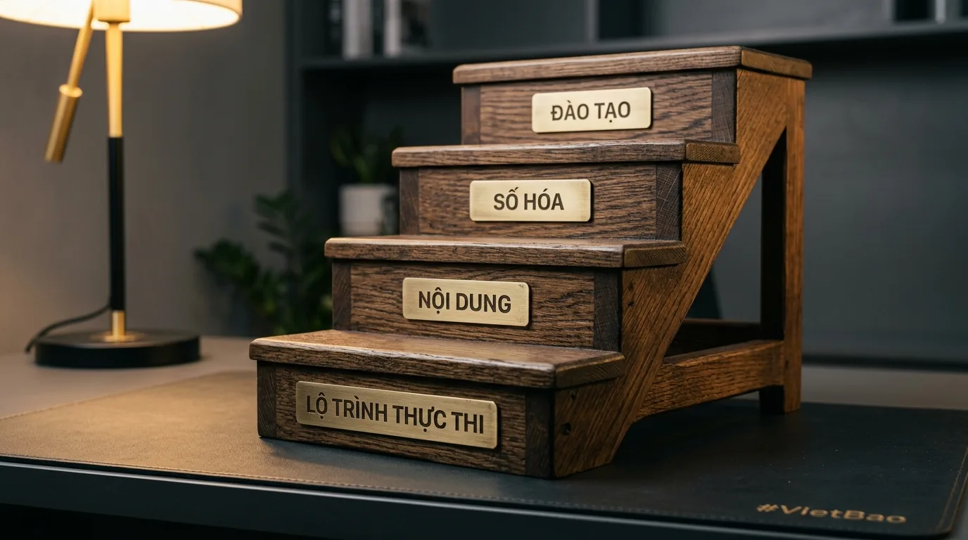Minh họa: Lộ trình triển khai LMS cho SME