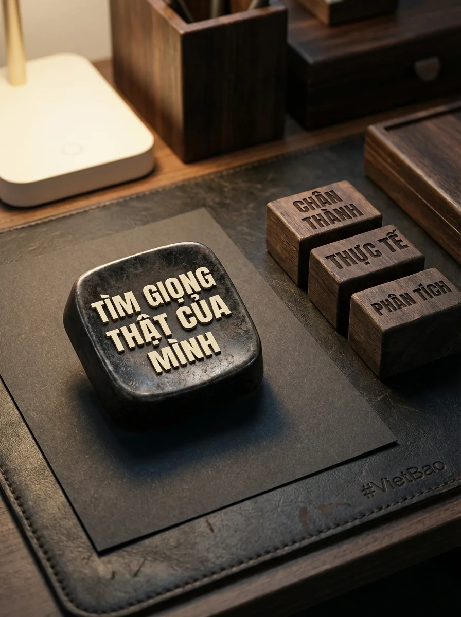 Minh họa: 1. Giọng Văn — Tìm Giọng Thật Của Mình