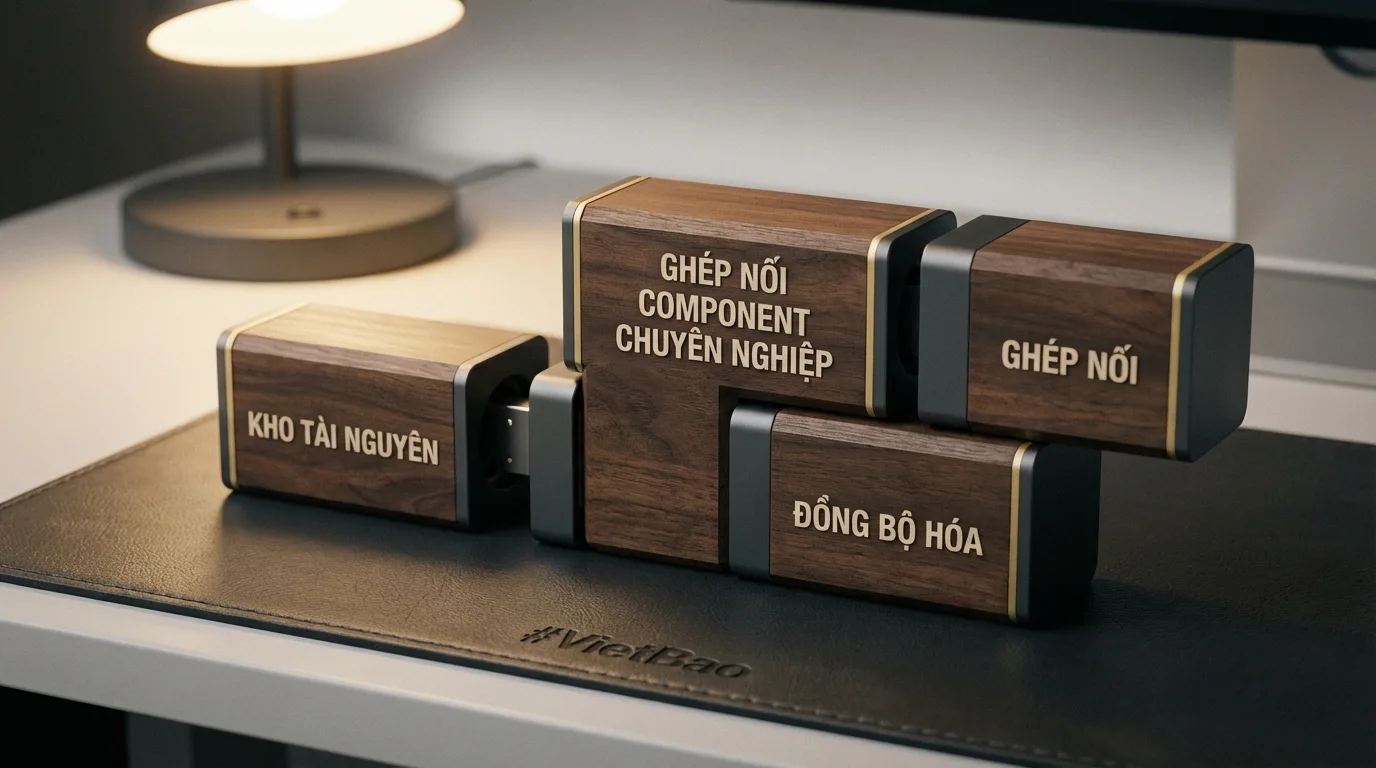 Minh họa: Chiến lược 3: Ghép nối Component (Thành phần) chuyên nghiệp