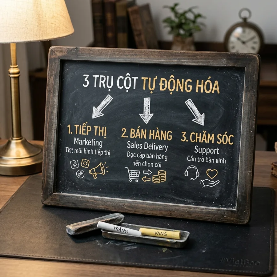3 Trụ Cột Tự Động Hóa Vận Hành