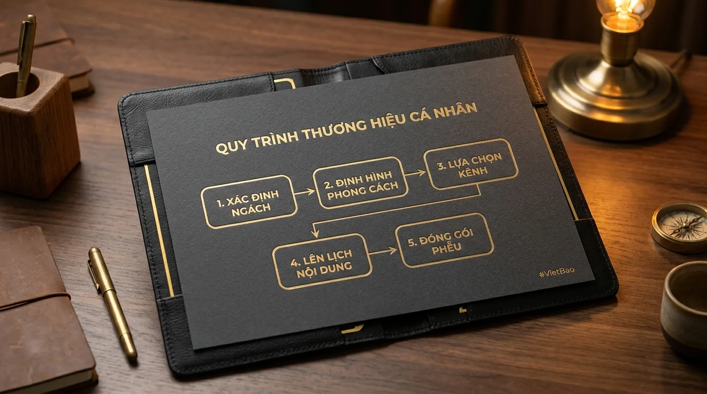 Quy trình 5 bước xây dựng thương hiệu cá nhân đột phá cho Solopreneur